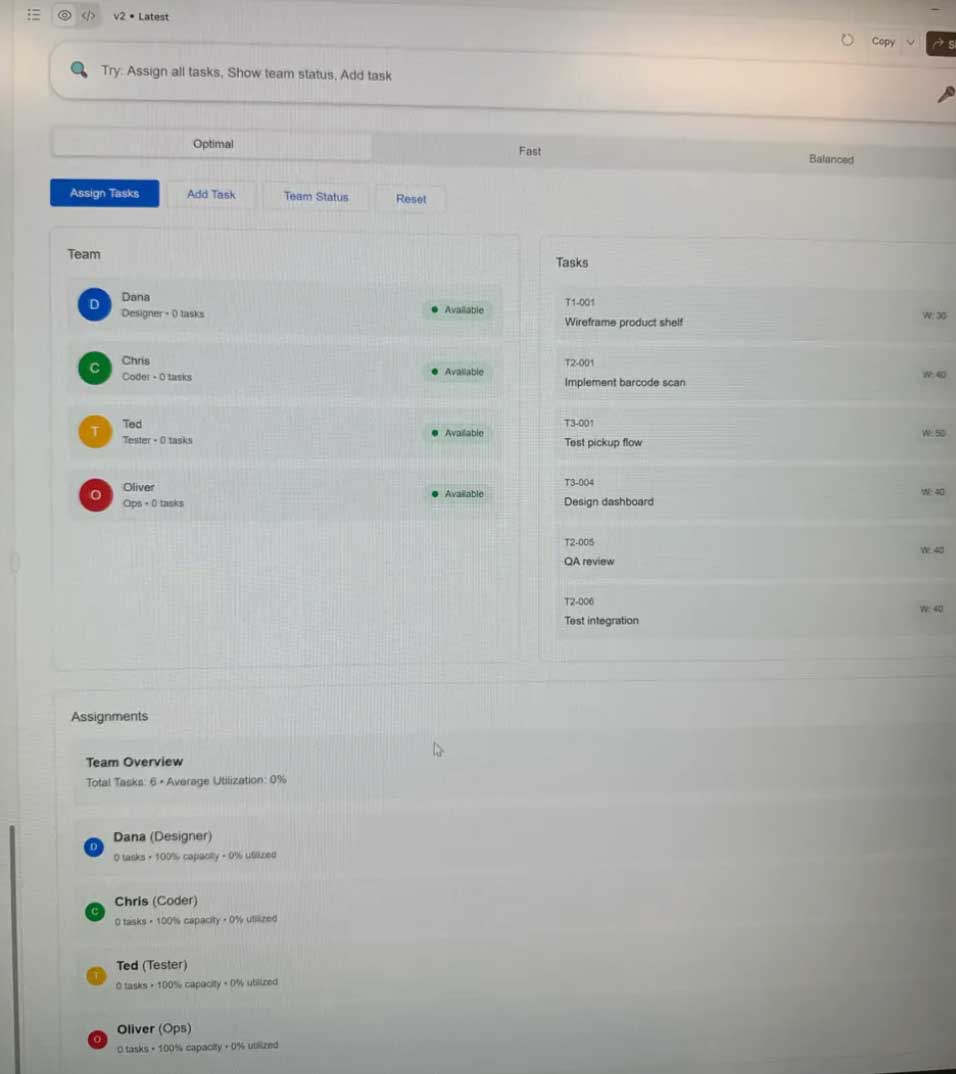 Streamlined Voice Kanban interface with reduced complexity and core workflow focus