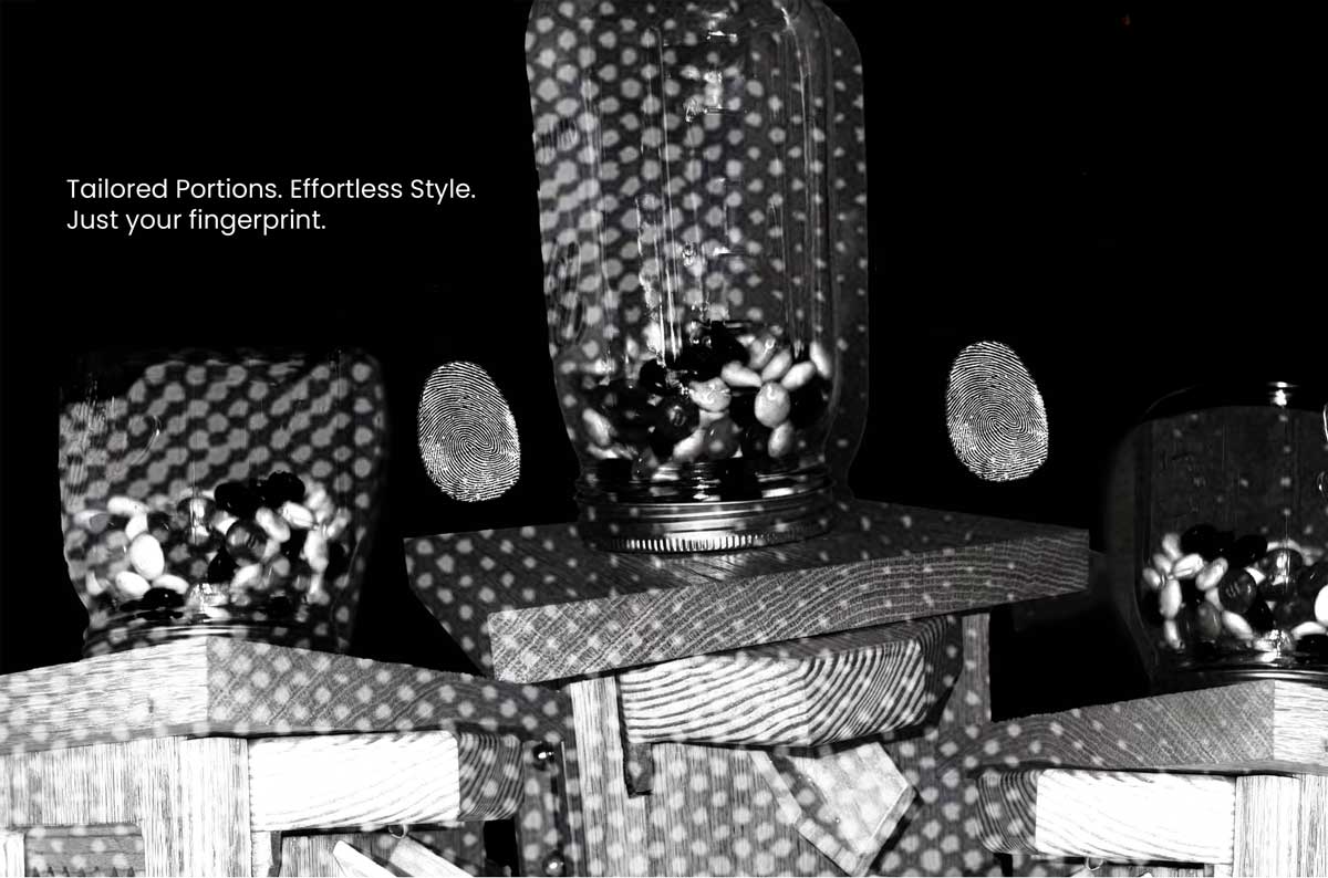 Fingerprinted Food Dispenser